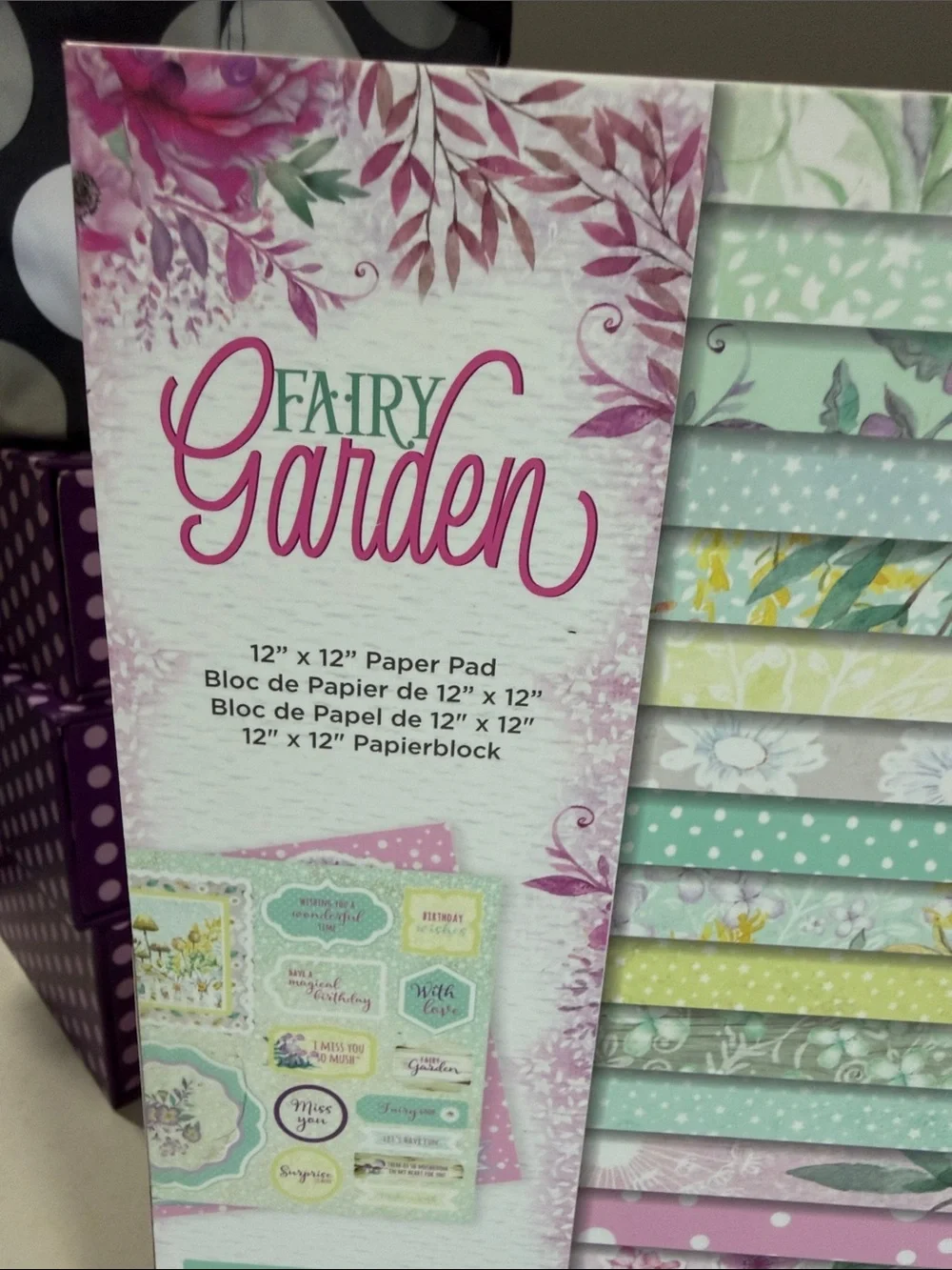 Crafters Companion Fairy Garden Paper Pad